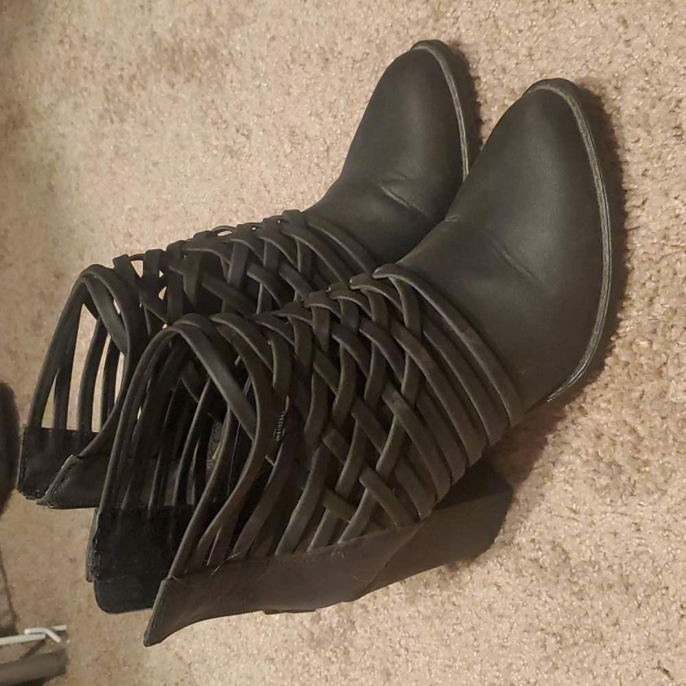 Black booties